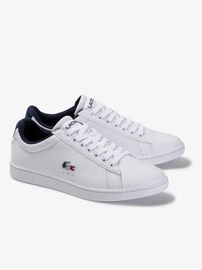 Carnaby Evo Tricolor Low Top Sneakers White - LACOSTE - BALAAN 2