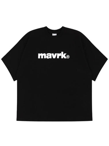 2024 S Unisex M Logo Overfit Short Sleeve T Shirt Black - MAVRK - BALAAN 1