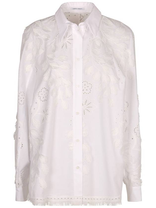 Alberta Ferretti Embroidered Cotton Shirt - ALBERTA FERRETTI - BALAAN 1