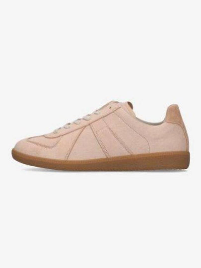 Replica Leather Low Top Sneakers Beige - MAISON MARGIELA - BALAAN 2