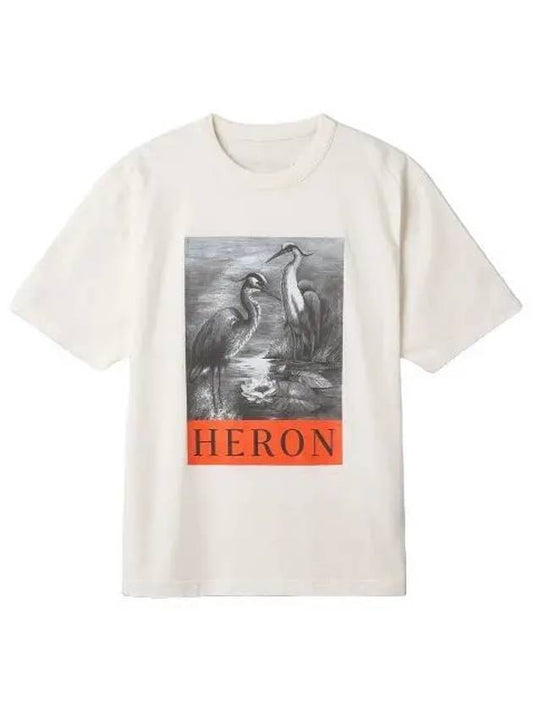 Heron Preston Graphic Printing Short Sleeve T Shirt White 032C Tee - HERON PRESTON - BALAAN 1