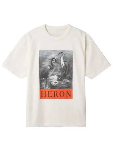 Heron Preston Graphic Printing Short Sleeve T Shirt White 032C Tee - HERON PRESTON - BALAAN 1