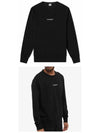 Light Fleece Logo Sweatshirt Black - CP COMPANY - BALAAN 5