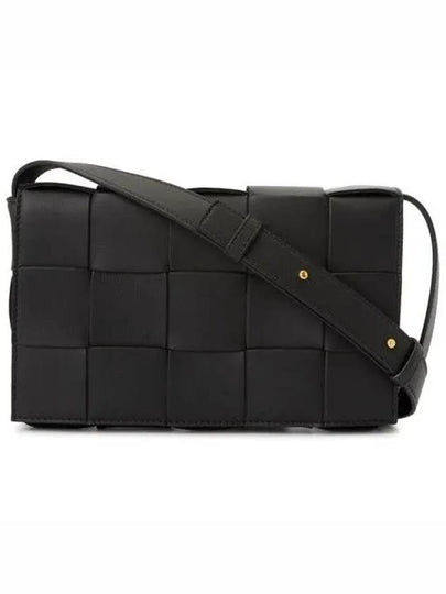 Intrecciato Cassette Cross Bag Black - BOTTEGA VENETA - BALAAN 2