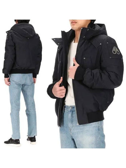 Ballistic Hooded Down Bomber Padding Navy - MOOSE KNUCKLES - BALAAN 2