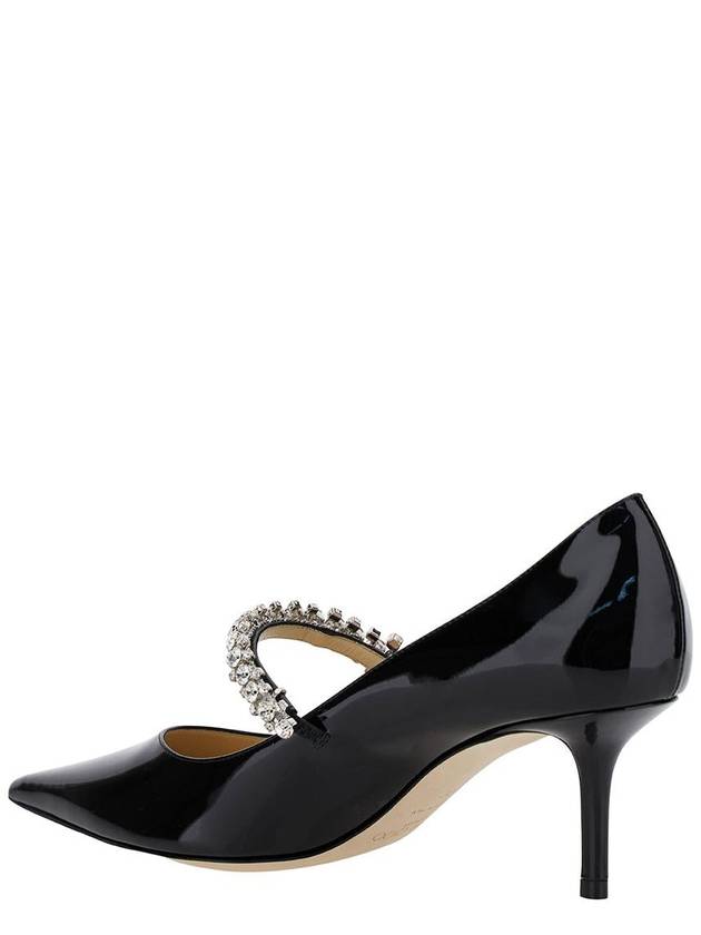 'Bing Pump' Black Pumps With Crystal Strap In Patent Leather Woman - JIMMY CHOO - BALAAN 3