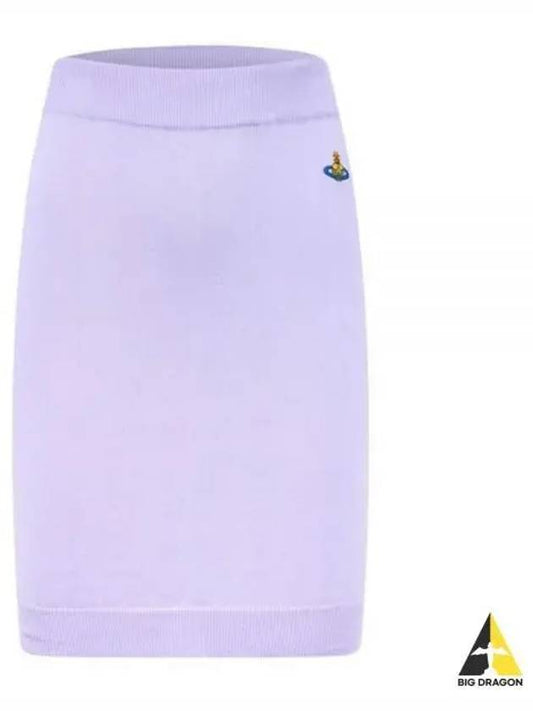 Logo Bea Mini H Line Skirt Purple - VIVIENNE WESTWOOD - BALAAN 2