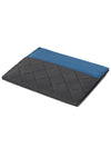 Intrecciato Two-Tone Card Wallet Blue Black - BOTTEGA VENETA - BALAAN 4