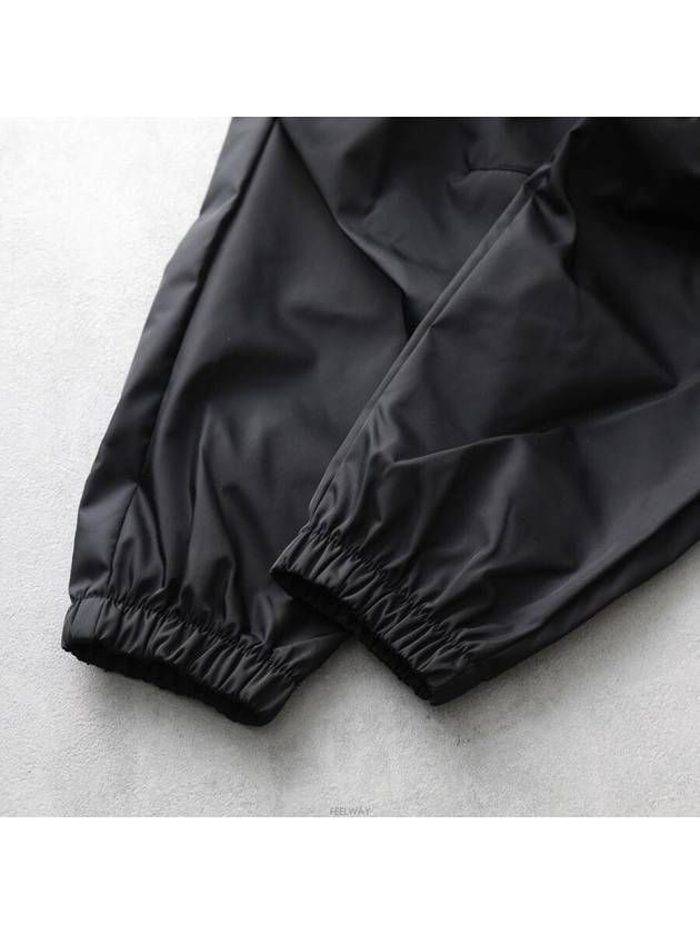 Triangle Logo Re-Nylon Jogger Track Pants Black - PRADA - BALAAN 8