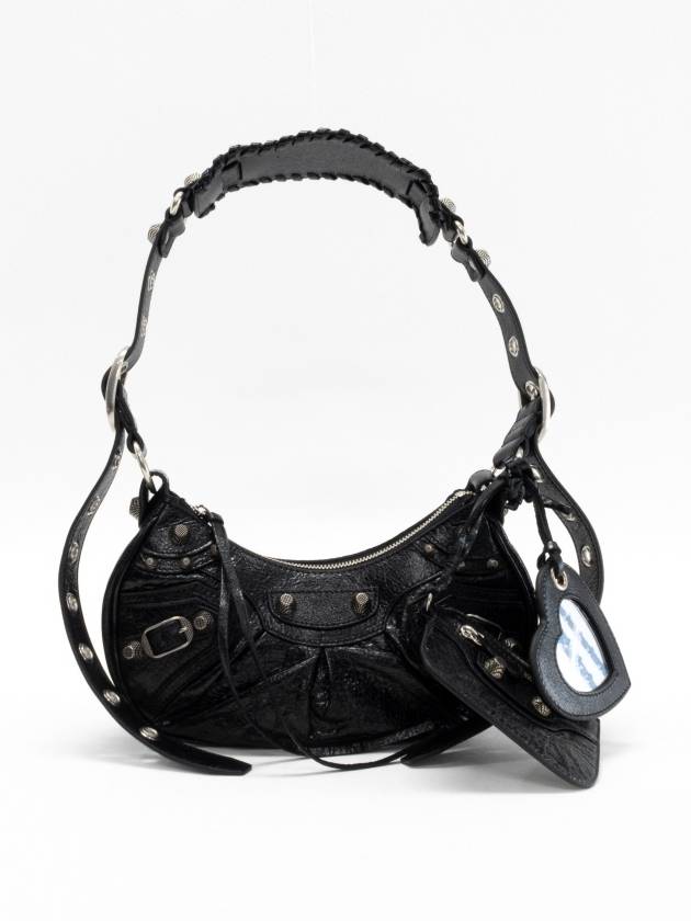 Le Cagole XS Lambskin Shoulder Bag Black - BALENCIAGA - BALAAN 2