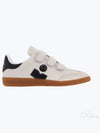 Logo Leather Low Top Sneakers White - ISABEL MARANT - BALAAN 2