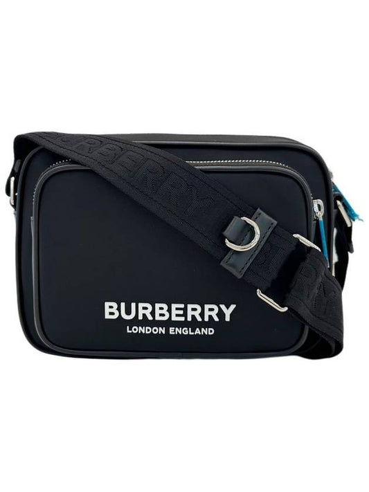 Logo Print Nylon Crossbody Bag Black - BURBERRY - BALAAN 2