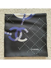 camellia pearl drawing scarf black - CHANEL - BALAAN 7