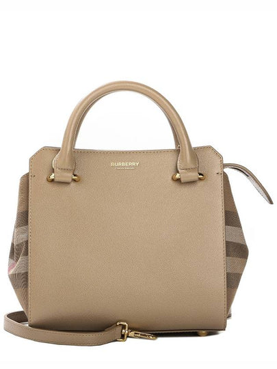 Banwell House Check Tote Bag Beige - BURBERRY - BALAAN 2