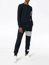 Men's Classic Loopback Engineered 4 Bar Classic Sweatpants Navy - THOM BROWNE - BALAAN 7