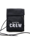crew embroidery explorer mini cross bag black - BALENCIAGA - BALAAN.