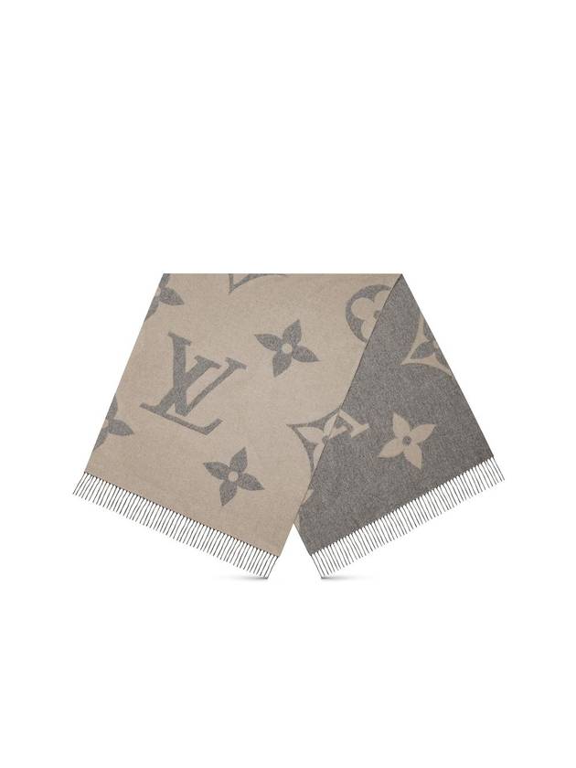 Monogram Giant Scarf Grey - LOUIS VUITTON - BALAAN 1