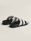 Chypre Calfskin Sandals Blanc - HERMES - BALAAN 4
