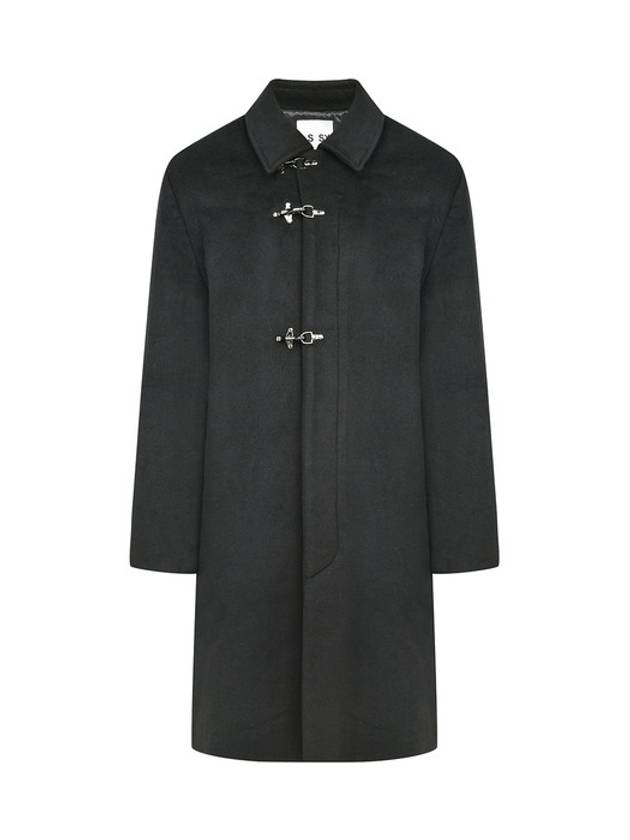 Deck hook single mac coat black - S SY - BALAAN 3