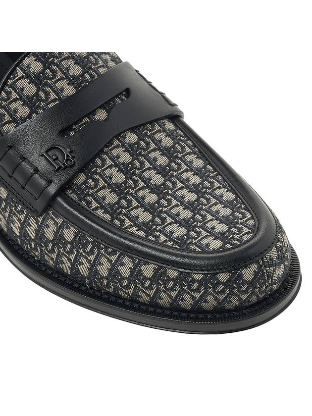 Essentials Granville Oblique Jacquard Loafer Black - DIOR - BALAAN 10