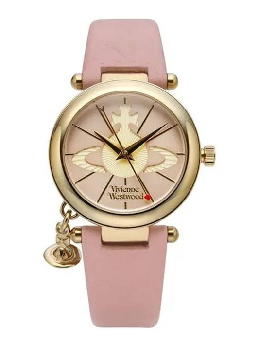 Women's ORB Ⅱ Leather Watch Pink - VIVIENNE WESTWOOD - BALAAN 2