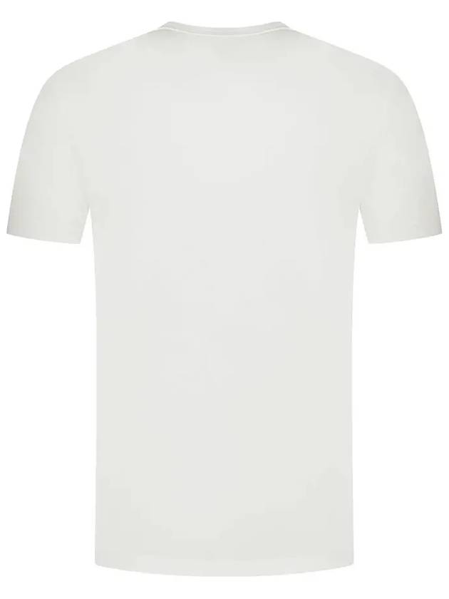 Logo Short Sleeve T-Shirt Gauze White - CP COMPANY - BALAAN 4