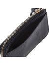 Alphabet Half Zip Leather Card Wallet Black - CHLOE - BALAAN 9