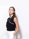 Golf Wrap Sleeveless T-Shirt Black - HENRY STUART - BALAAN 1