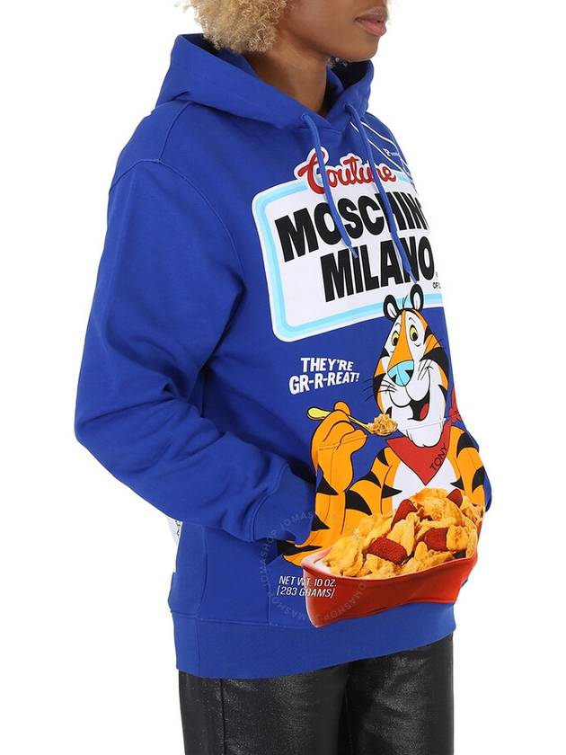 Kellogg Tony Hooded Top Blue - MOSCHINO - BALAAN 4