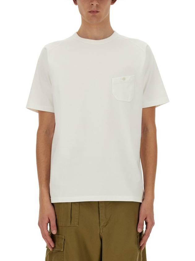 9.5Oz Basic Short Sleeve T-Shirt White - NIGEL CABOURN - BALAAN 2