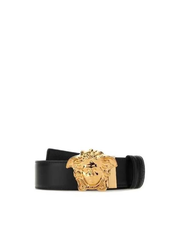 La Medusa Reversible Leather Belt Black - VERSACE - BALAAN 2