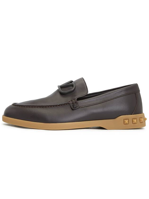 V Logo Signature Men's Loafers S0H36ELA E05 - VALENTINO - BALAAN 3