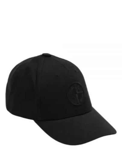 99661 Cotton Rep 6 Panel Ball Cap Black - STONE ISLAND - BALAAN 2