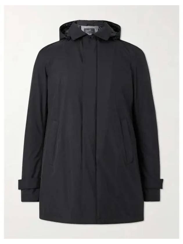 Laminar Car Coat Jacket Black - HERNO - BALAAN 2