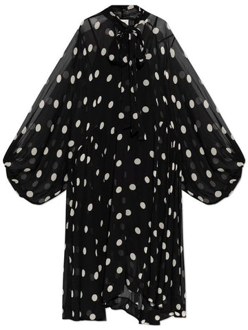 Zimmermann Polka Dot Dress, Women's, Black - ZIMMERMANN - BALAAN 1