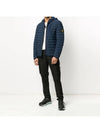 Room Woven Chambers Stretch Nylon TC Lightweight Padding Navy - STONE ISLAND - BALAAN.