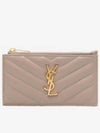 Wallet 607915AAA44 1722 DUSTY GRAY - SAINT LAURENT - BALAAN 2