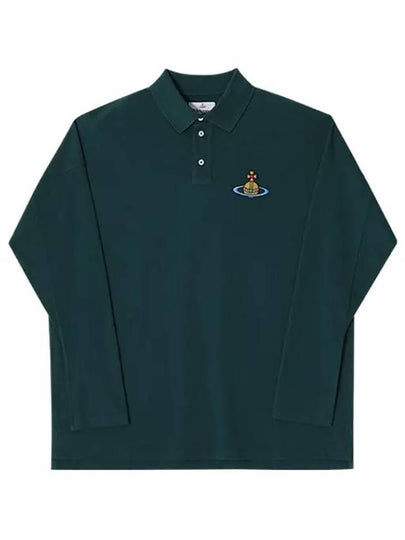 ORB Logo Polo Shirt Green - VIVIENNE WESTWOOD - BALAAN 2