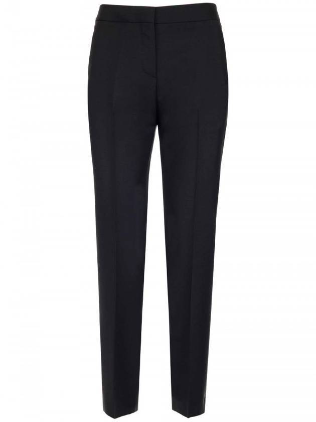 Amy Straight Slacks Black - BURBERRY - BALAAN.