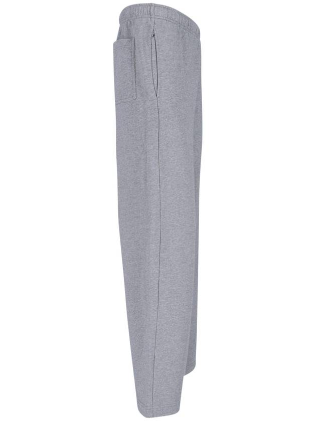 Bold Fox Head Patch Relaxed Jogger Track Pants Grey - MAISON KITSUNE - BALAAN 4