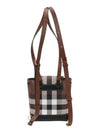 Check Mini Backpack Dark Brown - BURBERRY - BALAAN 4