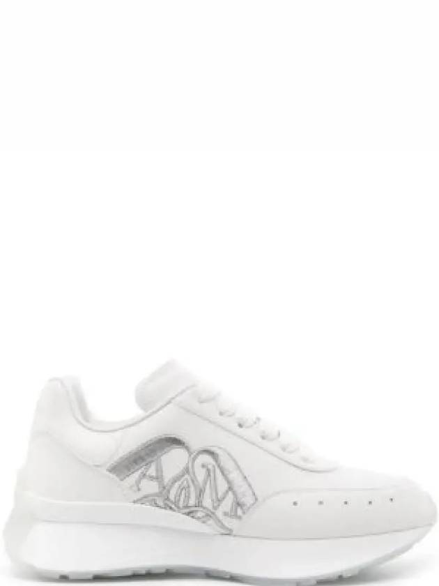 Sprint Runner Logo Low Top Sneakers White - ALEXANDER MCQUEEN - BALAAN 2