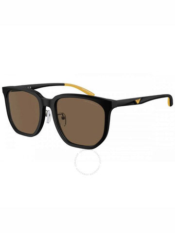 Emporio Armani Brown Sport Men's Sunglasses EA4215D 500173 56 - EMPORIO ARMANI - BALAAN 1