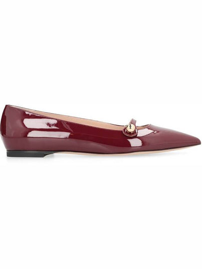 Casadei Cleo Leather Pointy-Toe Ballet Flats - CASADEI - BALAAN 2