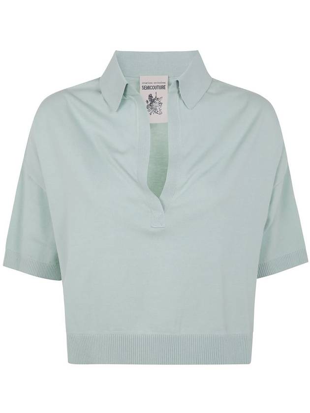 Semicouture Ambre Polo Clothing - SEMI COUTURE - BALAAN 1