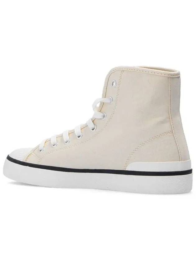 Benkeenh Logo High Top Sneakers Chalk - ISABEL MARANT - BALAAN 4