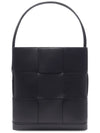 Arco Vertical Large Calfskin Tote Bag Black - BOTTEGA VENETA - BALAAN 5