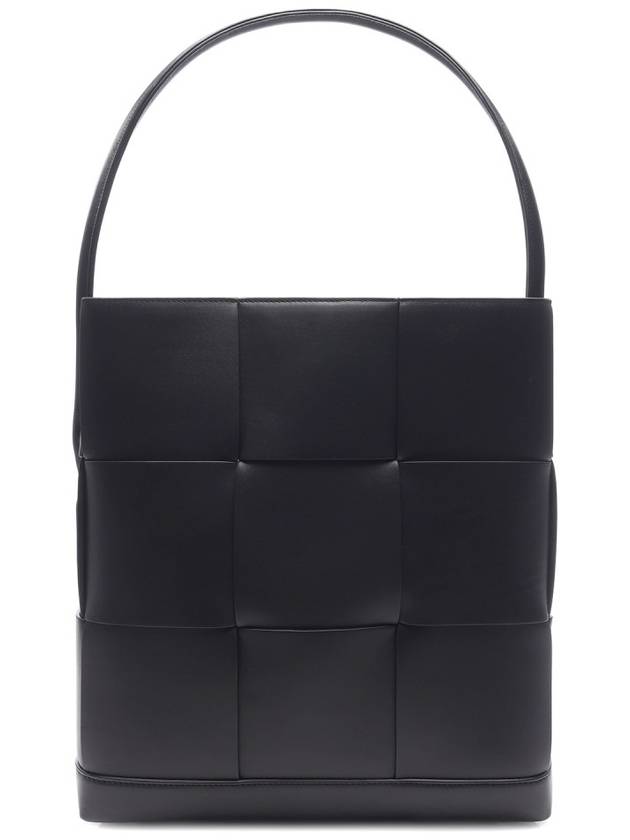 Arco Vertical Large Calfskin Tote Bag Black - BOTTEGA VENETA - BALAAN 5