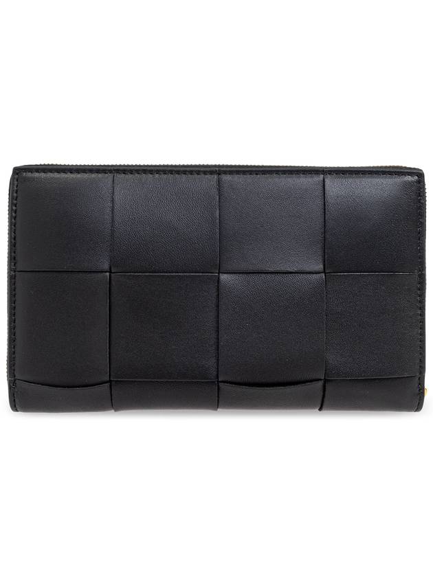 Bottega Veneta Leather Wallet, Women's, Black - BOTTEGA VENETA - BALAAN 3