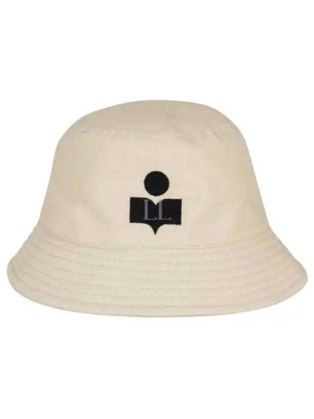 Hailey Embroidered Logo Bucket Hat Ecru - ISABEL MARANT - BALAAN 2